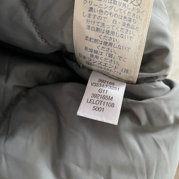 Lands End Kids Down Feather Jacket Size XL 18-20 Gray Faux Fur Hood Insulated - Picture 14 of 16